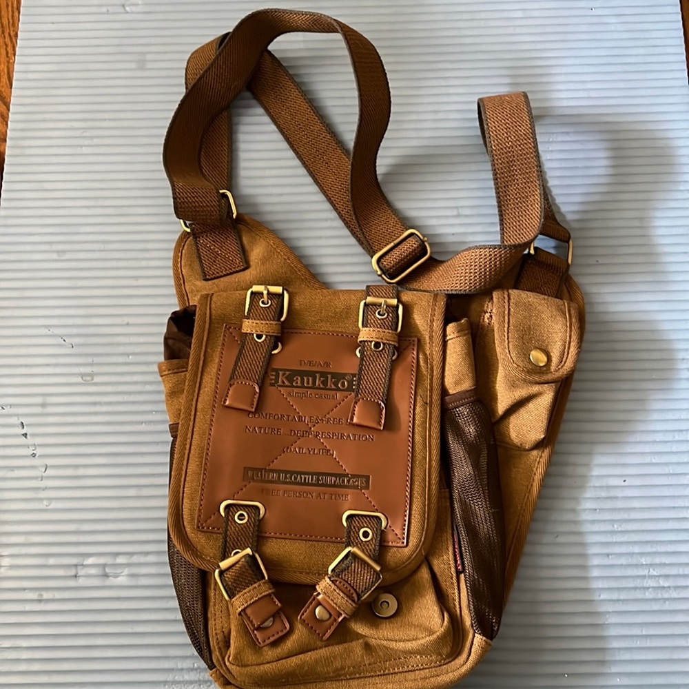 Vintage Canvas Shoulder Messenger Bag